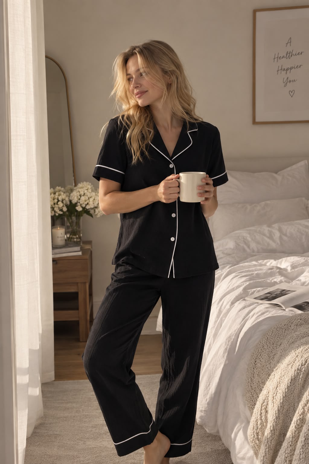 Noir Maison Pijama Set