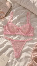 Blush Elarose Lace Set