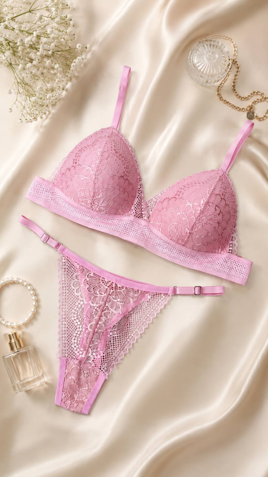 Blush Vivienne Lace Set